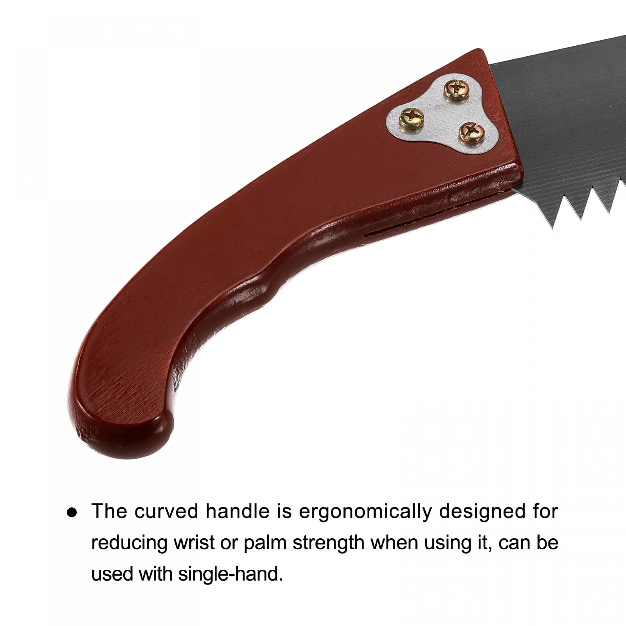 Drixet 18" Hand Saw For Wood - 6 TPI Sharp Blade, Ergonomic Non-Slip Handle For Tree Cutting & Pruning - View #12