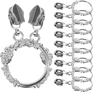 10 Peças Ferramenta De Puxar Zíper Guirlanda De Flores Kit De Reparo De Zíper Cabeças De Zíper Pino De Inserção De Zíper Controle Deslizante De Zíper Substituição De Roupas Suíte