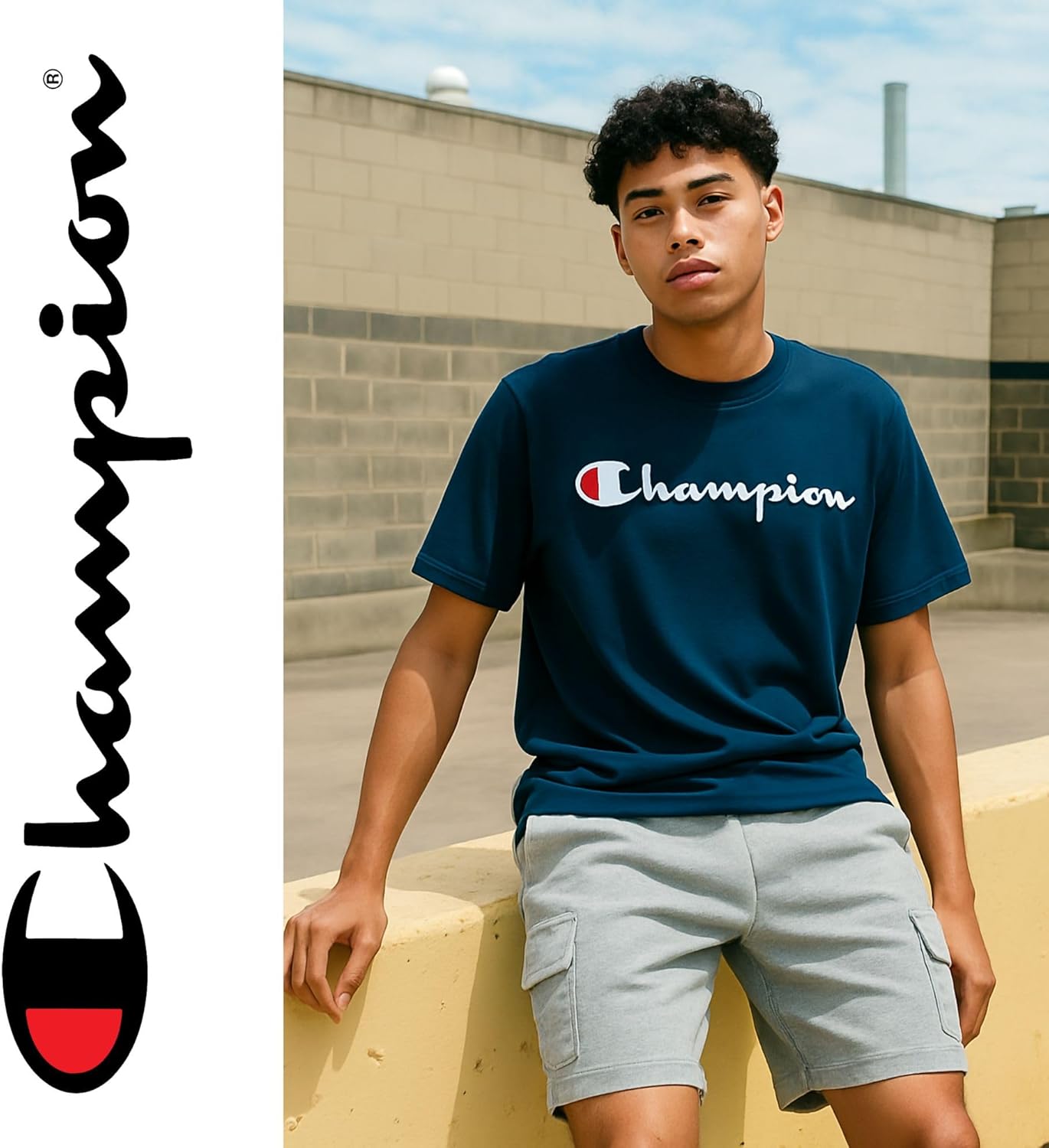 Champion Men's Big & Tall Fleece Cargo Shorts - Image 2