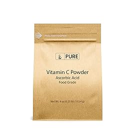PURE ORIGINAL INGREDIENTS Vitamin C Powder (4 oz) Ascorbic Acid, Non GMO, Dietary Supplement