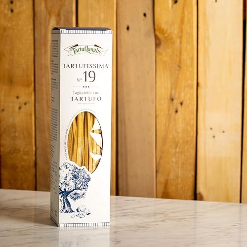 Miniatura 2 de TartufLanghe Tartufissima No. 19 Pasta de trufa Tagliatelle - Pasta seca italiana con trufa 8.81 oz (250 g) - Paquete de 4