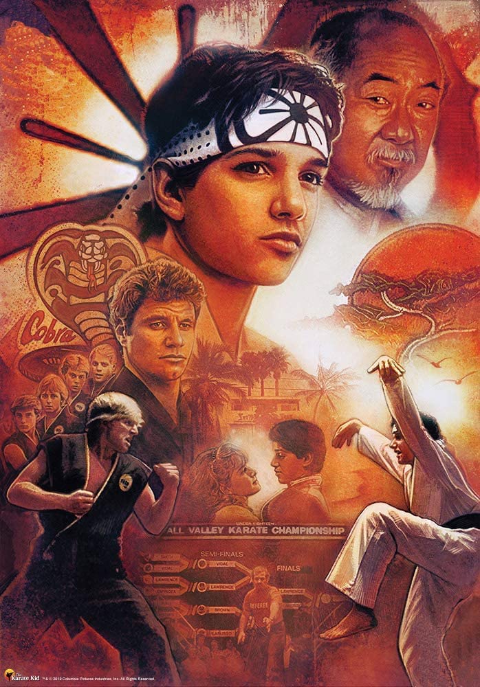 Multicolor The Karate Kid Movie Vintage Film Cinema Print Poster Wall Art Picture A4 +