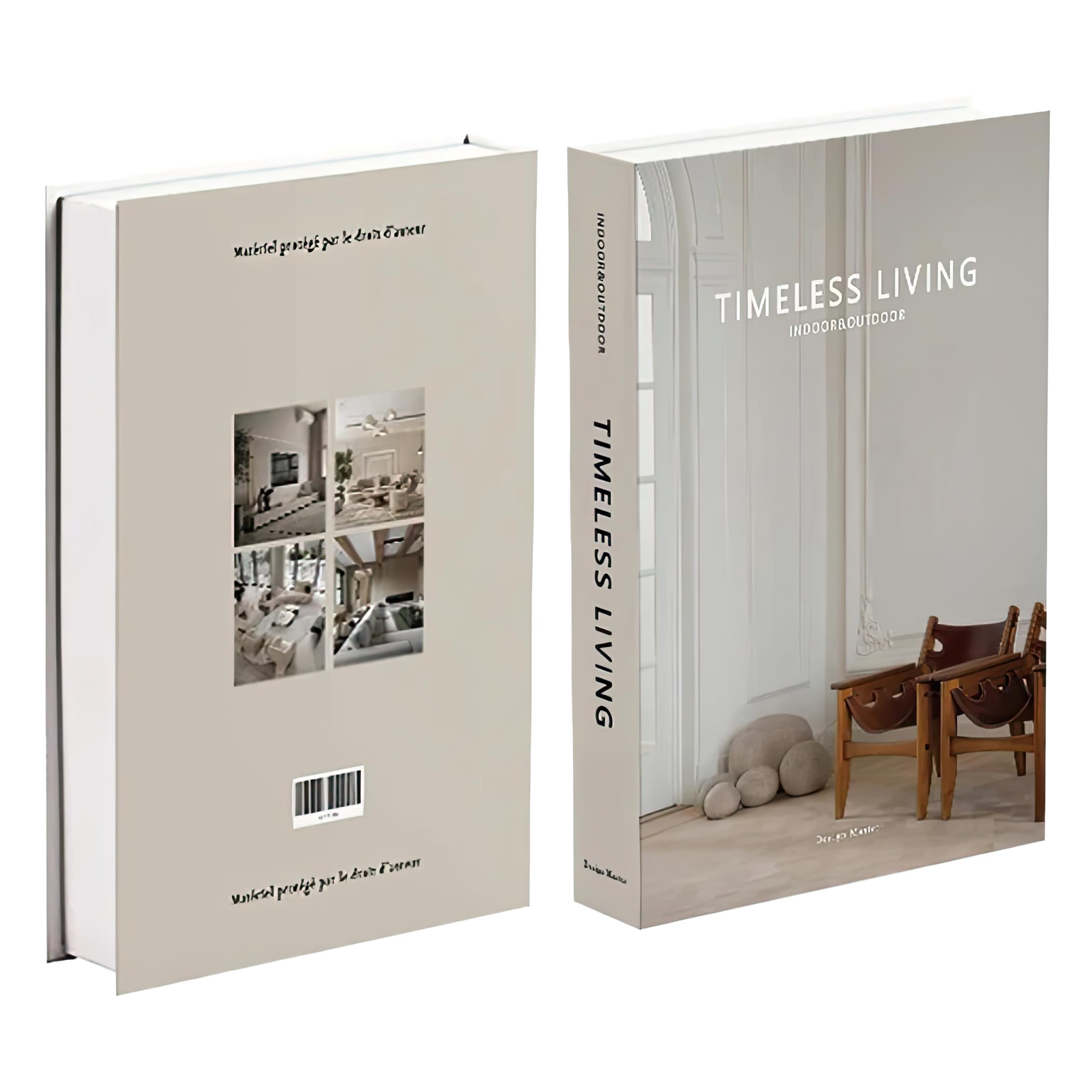 THELIRUINA Decorative Book Set with Storage Options, Elegant Fake Books for Coffee Table, Shelf Styling, 2-in-1 Home Decor Solution
