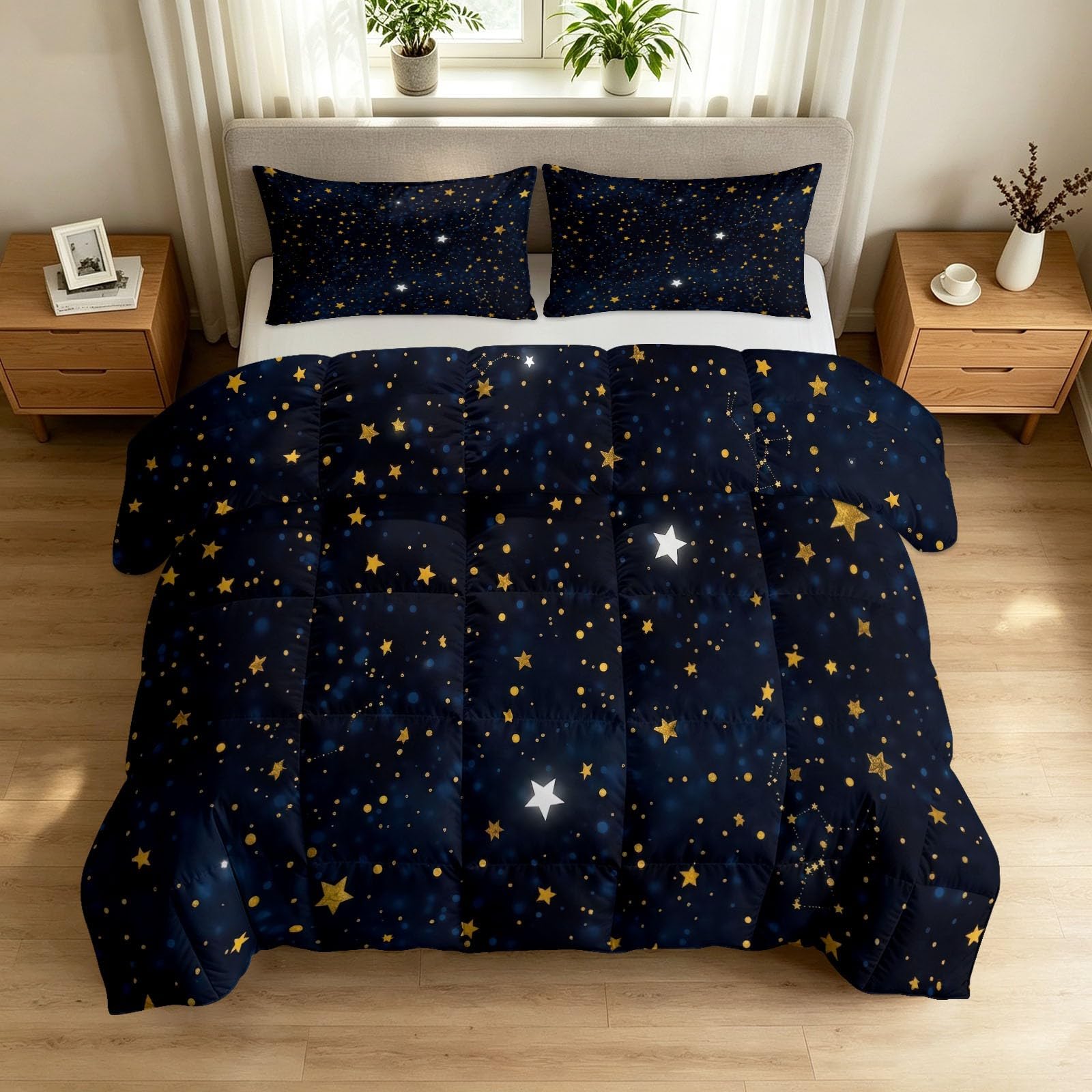 Couette légère 200x200 pour nuits d'été fraîches et chambre style romantique