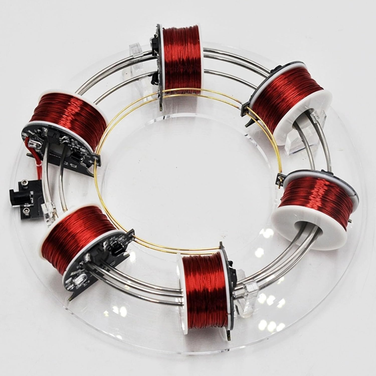 Anello di bobina acceleratore elettromagnetico per linsegnamento della fisica, dimostrazione scientifica del ciclotrone, esperimenti didattici fai-da-te, per linsegnamento della fisica