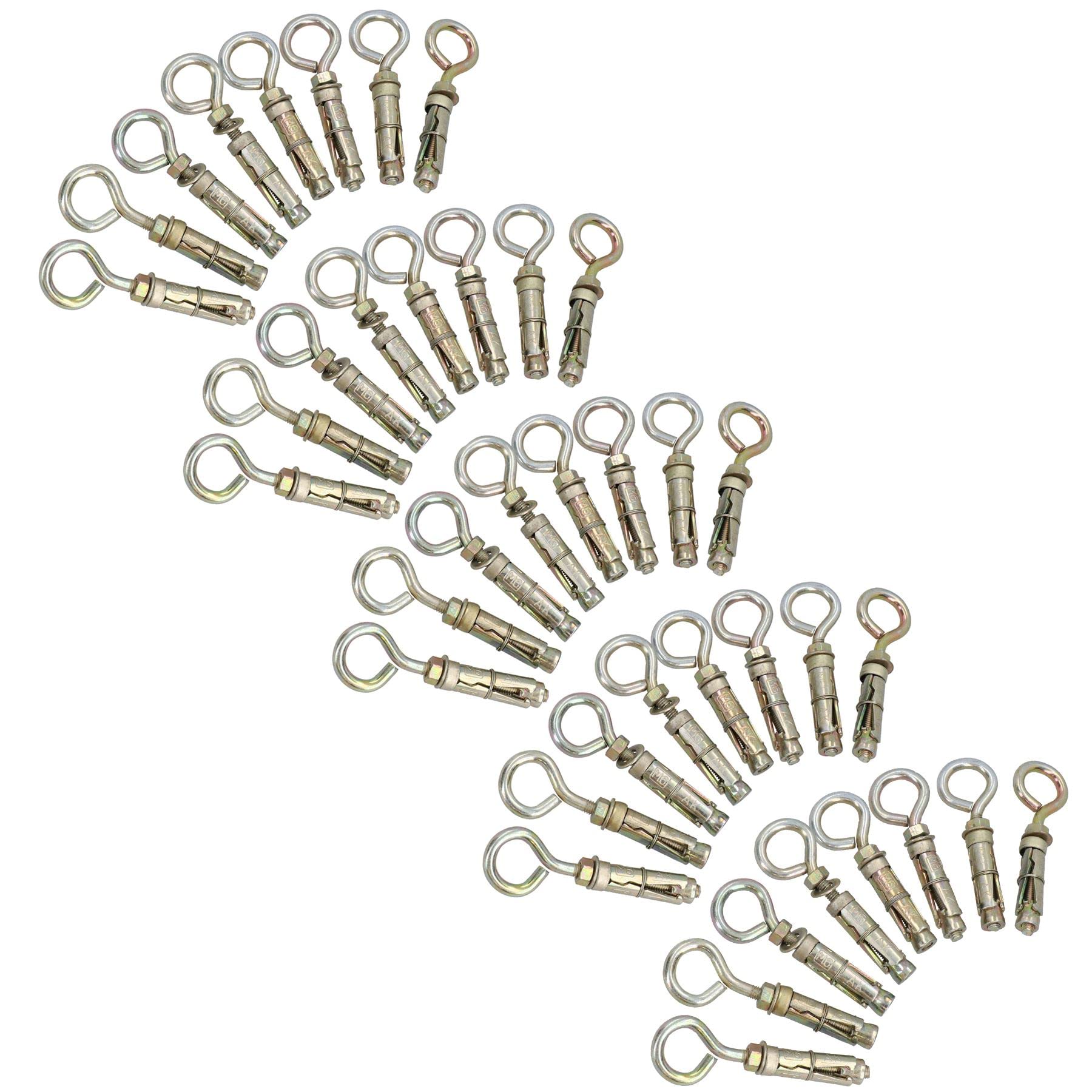 Boulons d'ancrage 6 mm lot de 40 pièces pour fixation béton - 8