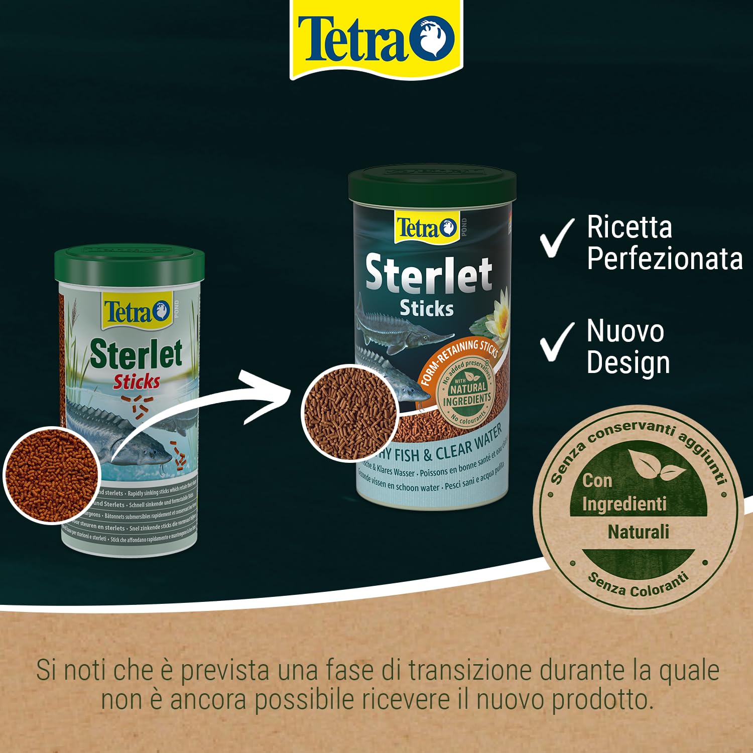 Tetra Tetrapond Sterlet Sticks, 1000 ml