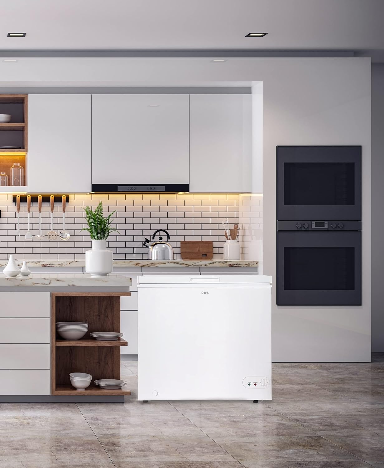 Commercial Cool CCFE76 7 Chest Freezer, White