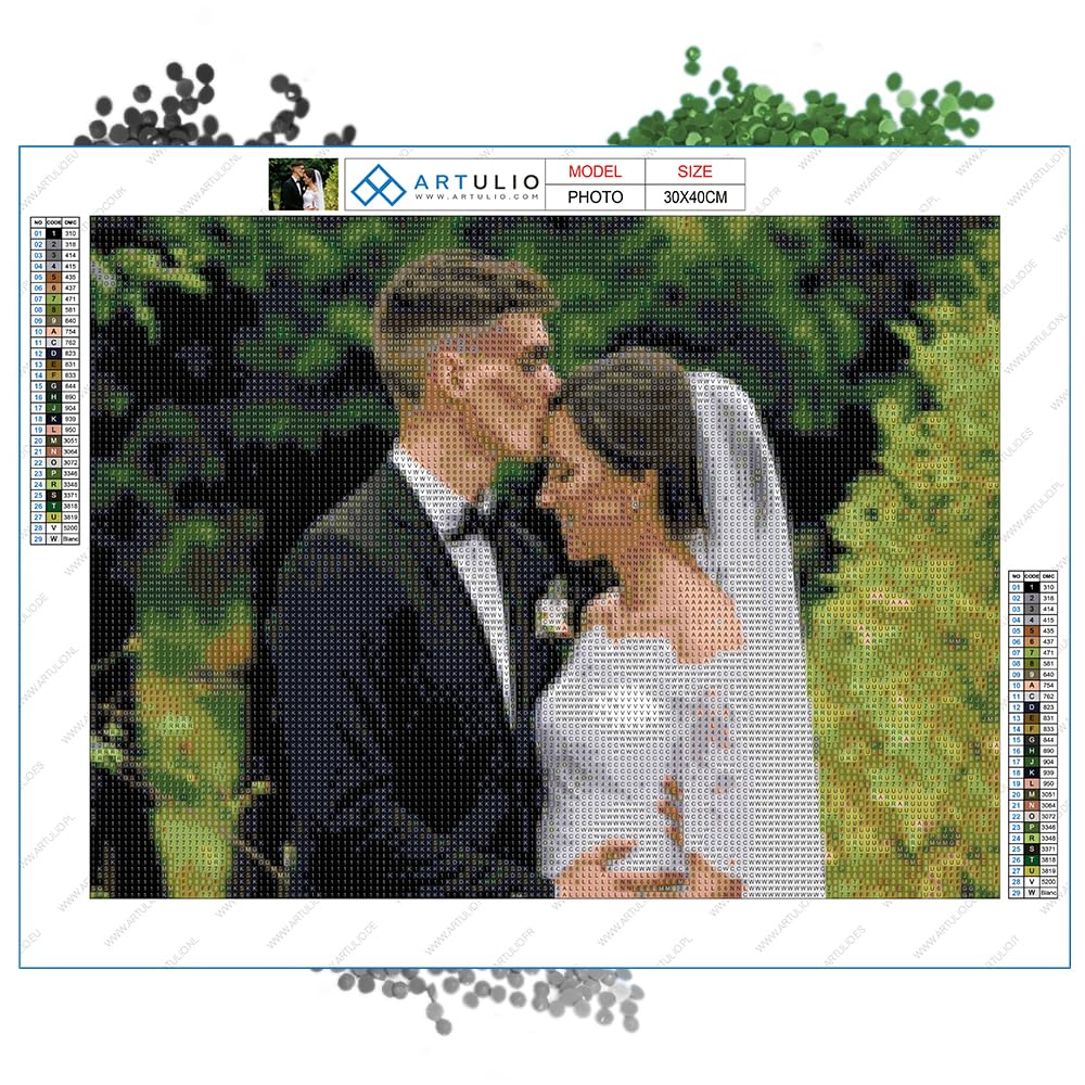 Custom Diamond Painting Photo, Custom Diamond Embroidery Kit Custom 5D Custom Diamond Painting Photo, Custom Diamond Embroidery Kit Custom 5D