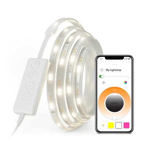 Nanoleaf Essentials Lightstrip Review: Affordable and Feature-Packed Smart Lighting Solution | Smart Tech, Sharp Takes - CRYOVEX.com Nanoleaf essentials wifi bluetooth & thread smart led lightstrip 80" smarter kit (2m) - rgb & whites, app & voice control (works with apple home, google home, samsung smartthings)