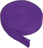 Vista 46 de PATIKIL Cinta de sarga de algodón de 1 pulgada, 50 yardas, cinta de algodón, cinta de encuadernación al bies, cinta de espiga para costura, Verde