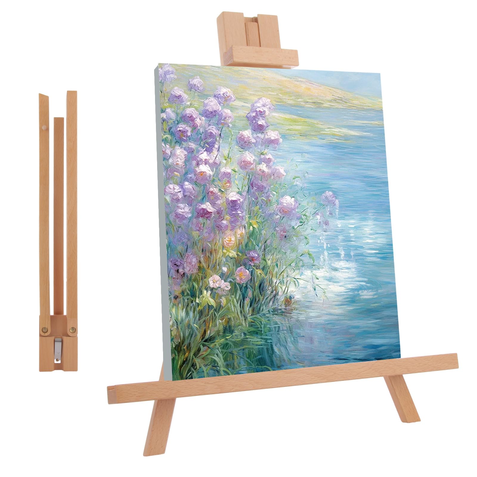 ASelected Easels Wooden 80cm Adjustable Tabletop Art Display A Frame Easel Adjustable Canvas Large Easel Stand Easel Stand for Painting Sketchingdisplay Exhibitionkids Arts Crafts