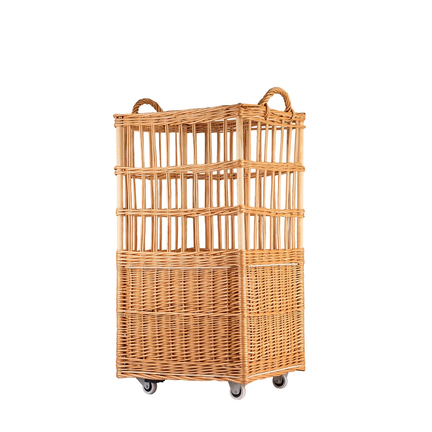 e-wicker24 Panier à baguette en osier 46 x 40 cm Hauteur 90 cm
