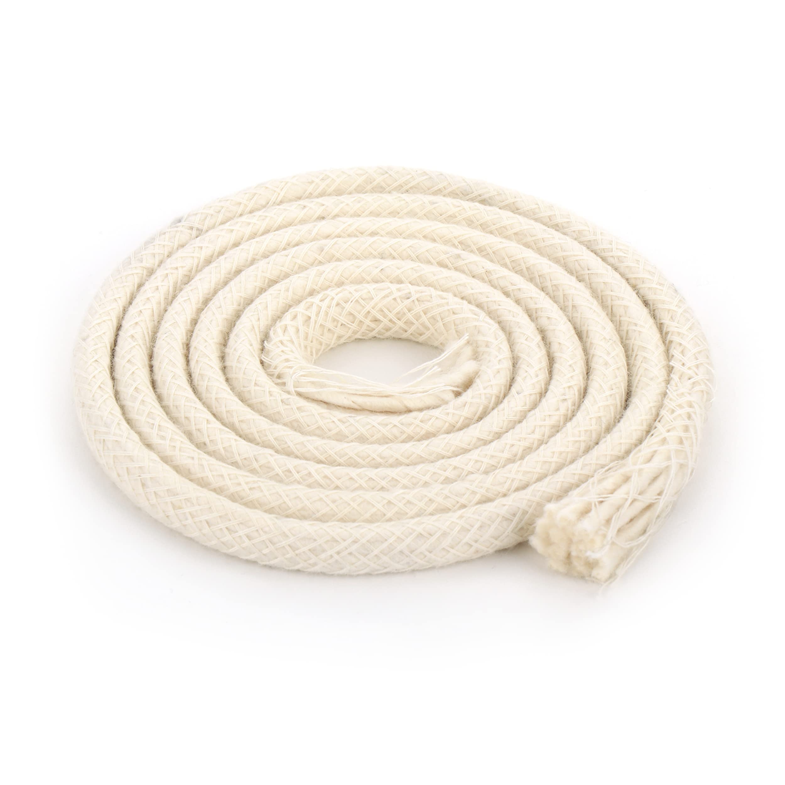 Mèche en coton 8mm haute absorption pour torche en bambou de jardin 5m