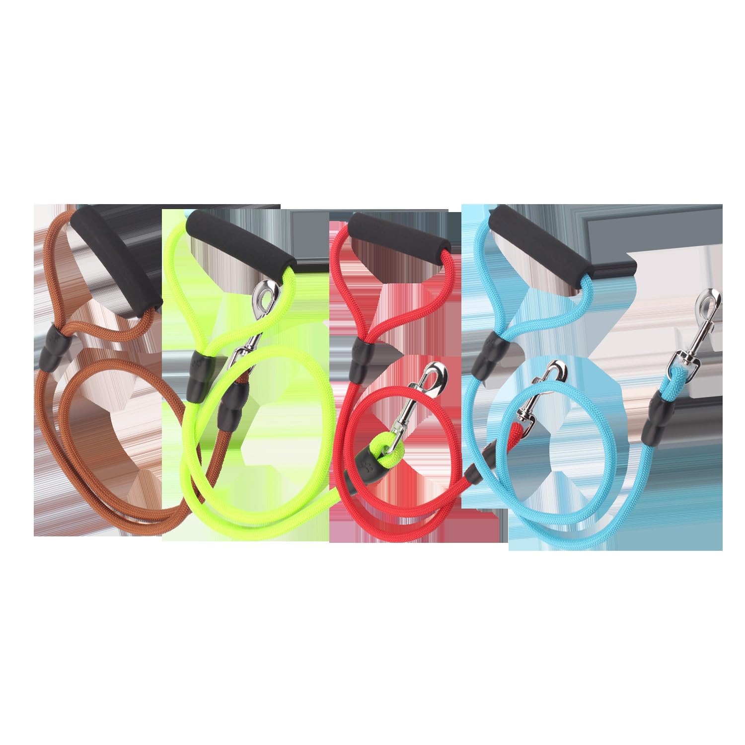 Rope Dog Collar - Sturdy, Adjustable, Lightweight - Ideal for Walks and Training, Provides Comfort and Control