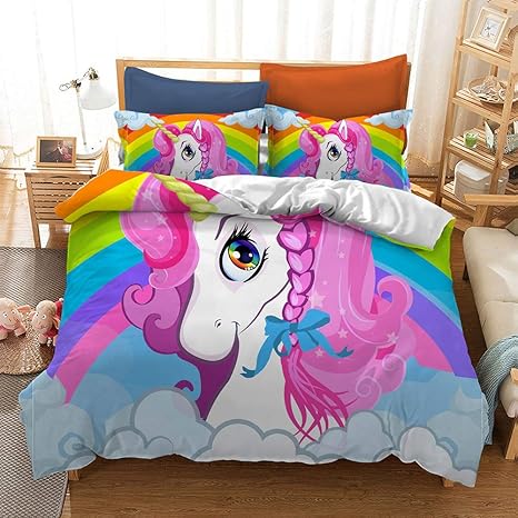 unicorn childrens bedding