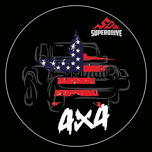 Miniatura 8 de SUPERDRIVE Cubierta de neumático de repuesto de ajuste universal para Jeep, remolque, RV, SUV, diámetro de rueda de camión de 30 a 31 pulgadas con