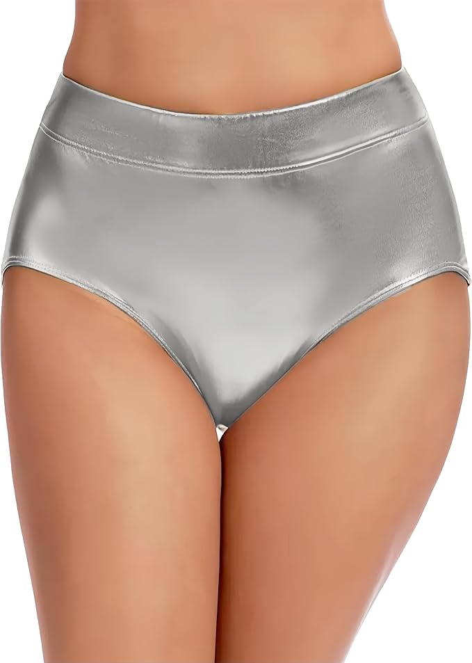 ✨Silver Metallic Booty Shorts - Rave, Festival & Mardi Gras Outfit✨