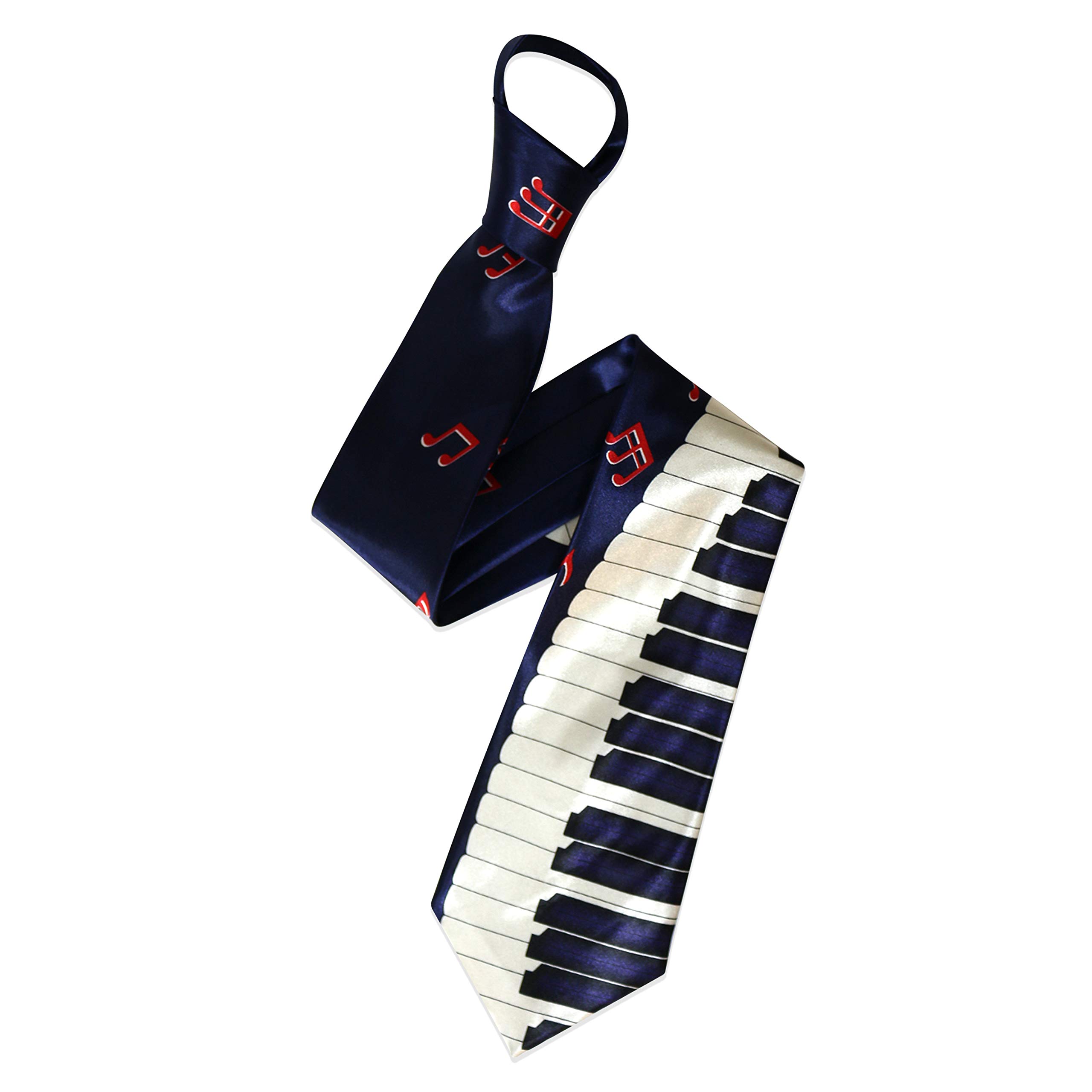 The Tie Company Men's 21 - Piano & Music The Tie Co™ Printed Collection Wide Ties - Musical/Usa/Novelty (21 - Piano & Music)