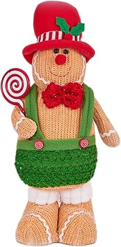 Gingerbread Gingerbread Stuffed Animal, Cookie Plush | Plush Creative Plush Toy, Soft and Comfortable Gingerbread Man for Men, Women, Kids