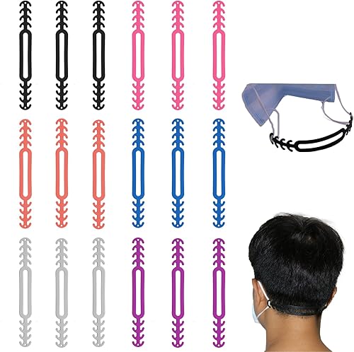 PionTechs Correa extensora de máscara ajustable protector de orejas soporte para máscaras correas para máscaras máscaras de extensión con hebilla