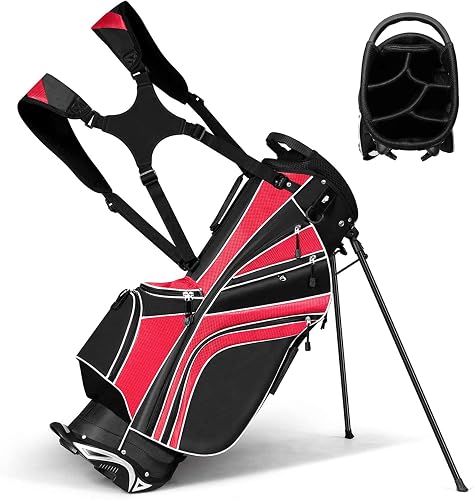 Tangkula Golf Stand Bag with 6 Way