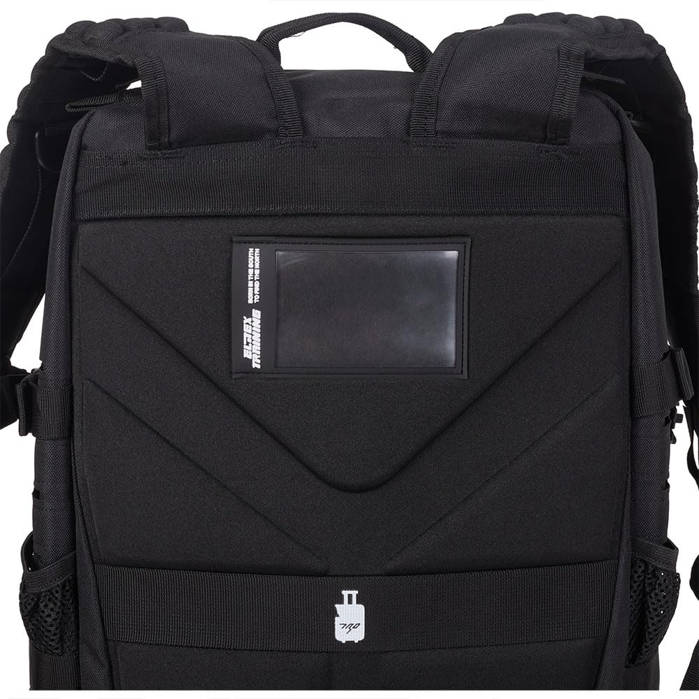 Mochila 45L Elitex Training All In MAX con Sistema de Compresión Integrado – Mochila Técnica de Viaje Compatible Cabina – Optimiza Espacio en Equipaje Reducido (Negro)