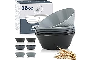 Eco-Friendly, Unbreakable Wheat Straw Bowl Sets: the Perfect Kitchen Companion