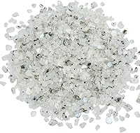 Vista 10 de SUNYIK Piedras de cuarzo verde prehnita/cuarzo cereza, piezas de cristal trituradas en forma irregular, 1 libra (aproximadamente 460 gramos)