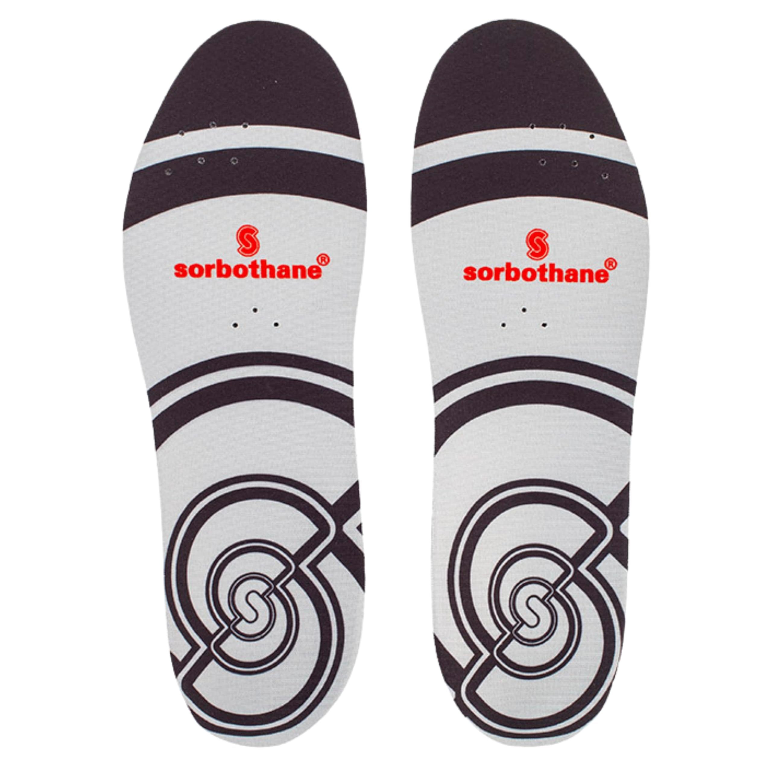 SORBOTHANE Sorbo Pro - Plantillas para hombre y mujer - Inserciones absorbentes de golpes para pronación y alivio del dolor de talón - Plantilla de soporte de arco para correr, caminar, botas de