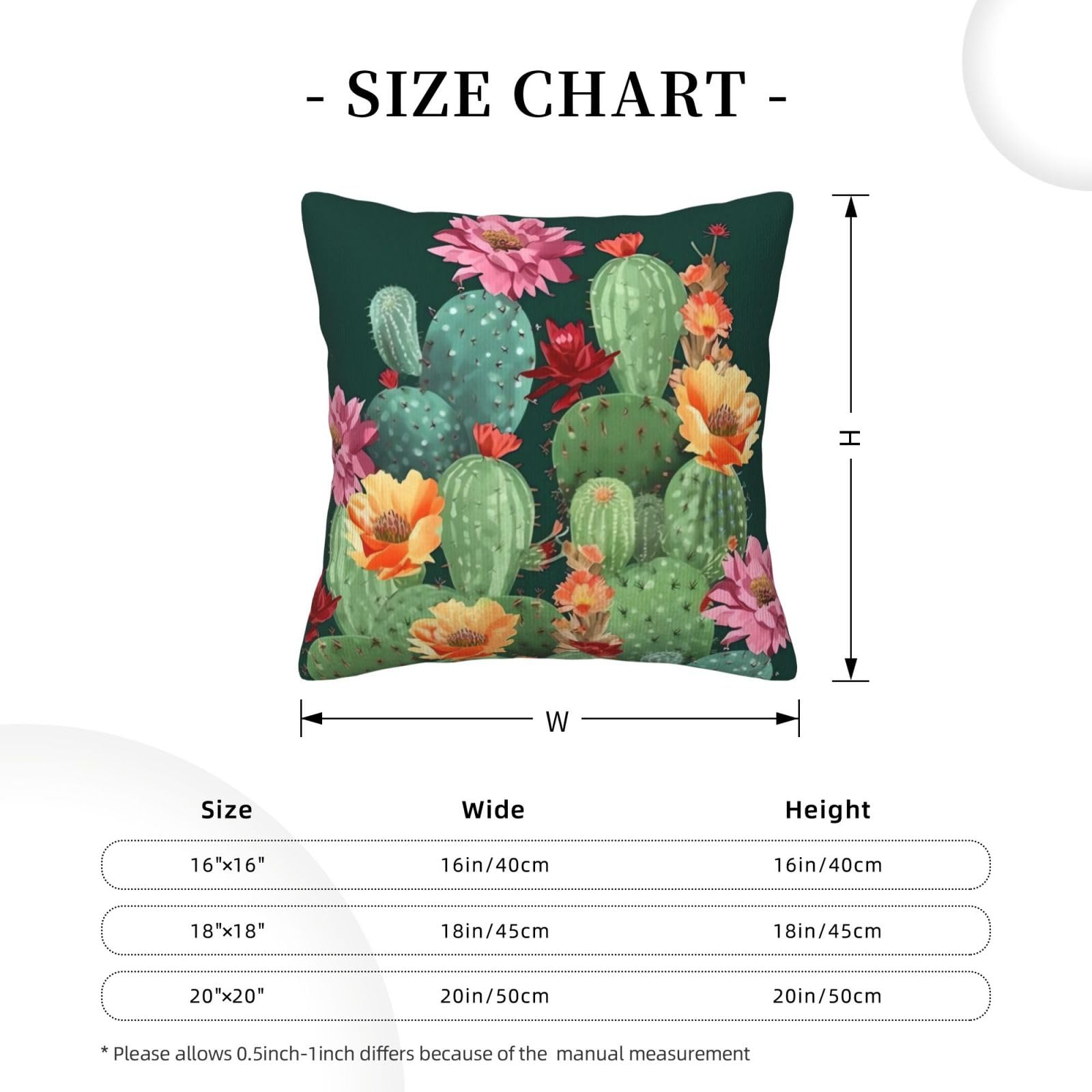 Fundas Almohada Fundas De Almohada Floral 18x18 Pulgadas - Juego De 2 - Lino Decorativo Para Sofá O Cama - Estilo Rústico Juego 2 Fundas Cremallera