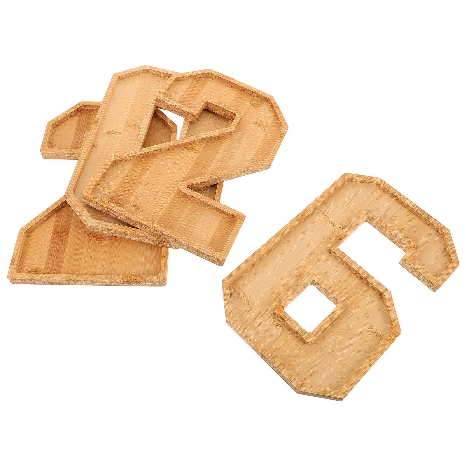 Vassoio in Legno Forma Piatto per Frutta Secca e Formaggi Resistente per Eventi Speciali Come Lauree e Capodanno Design Riempibile Creativo per Buffet