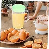 Vista 4 de Jarra de plástico de gran capacidad para servir agua para soporte de limonada, suministros de jugos, té helado y más entretenimiento y uso diario