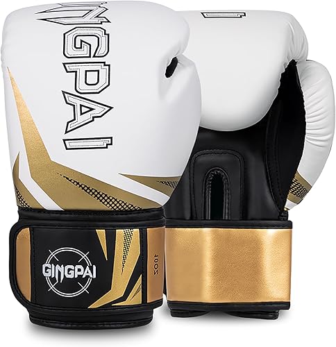 Miniatura 9 de Guantes de boxeo, entrenamiento de boxeo profesional, guantes de kickboxing para hombres, mujeres, adultos, niños, acolchado de varias capas, para