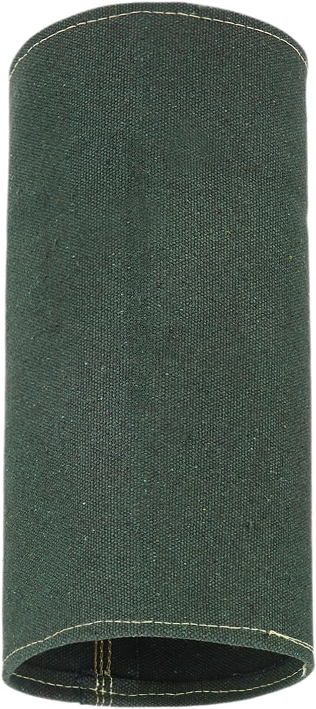 Duct Connector (5") - Flexible Canvas Female Fit Air Duct Vibration Noise Reducing Ducting Coupler Pipe Fitting Coupling for HVAC Ventilation Exhaust Fan Vent Systems, Green