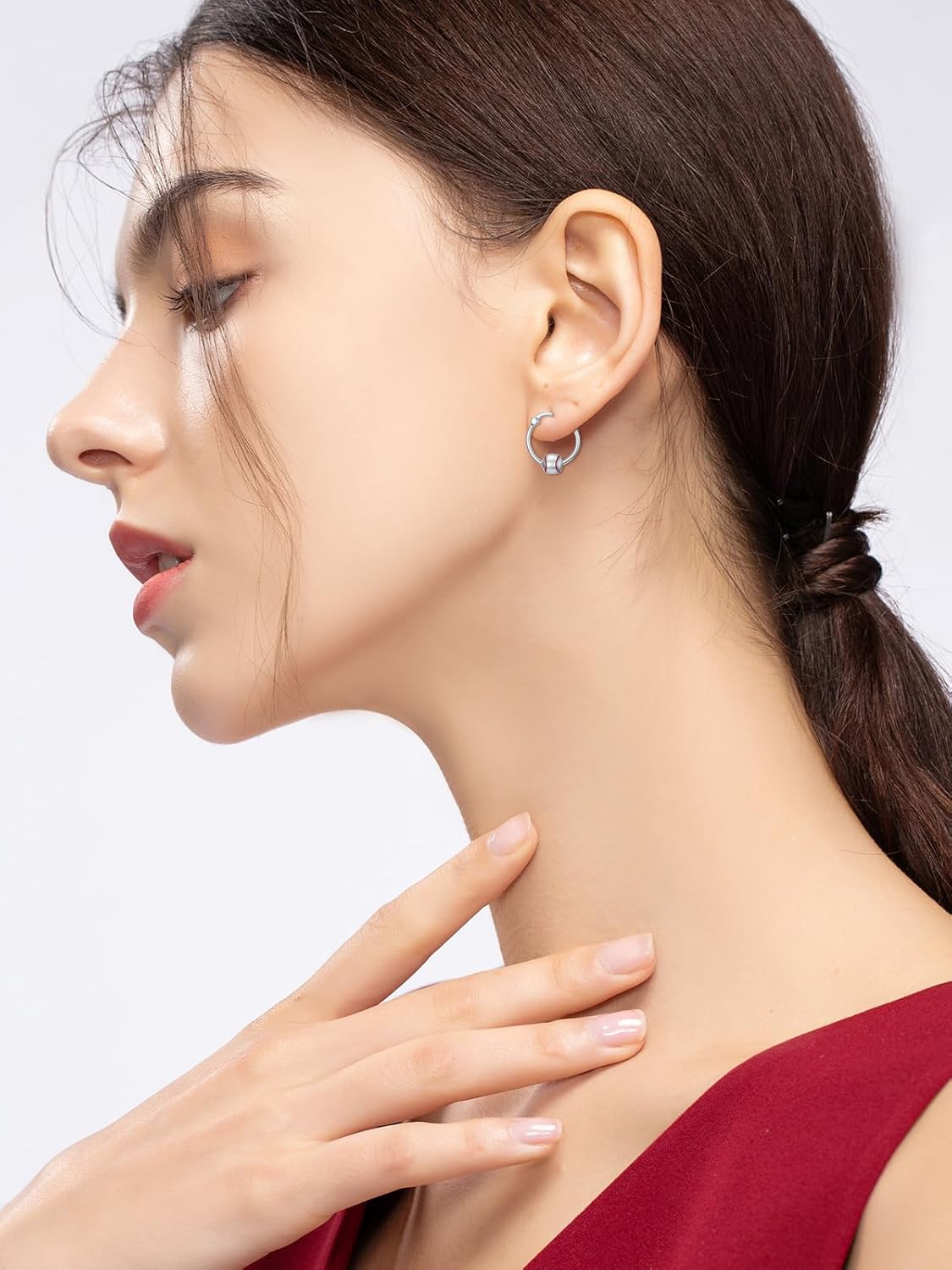 Dorunmo Baseball Earrings 925 Sterling Silver Baseball Hoop Earrings Balls Sports Jewelry Gifts for Sport Lover - Image 4