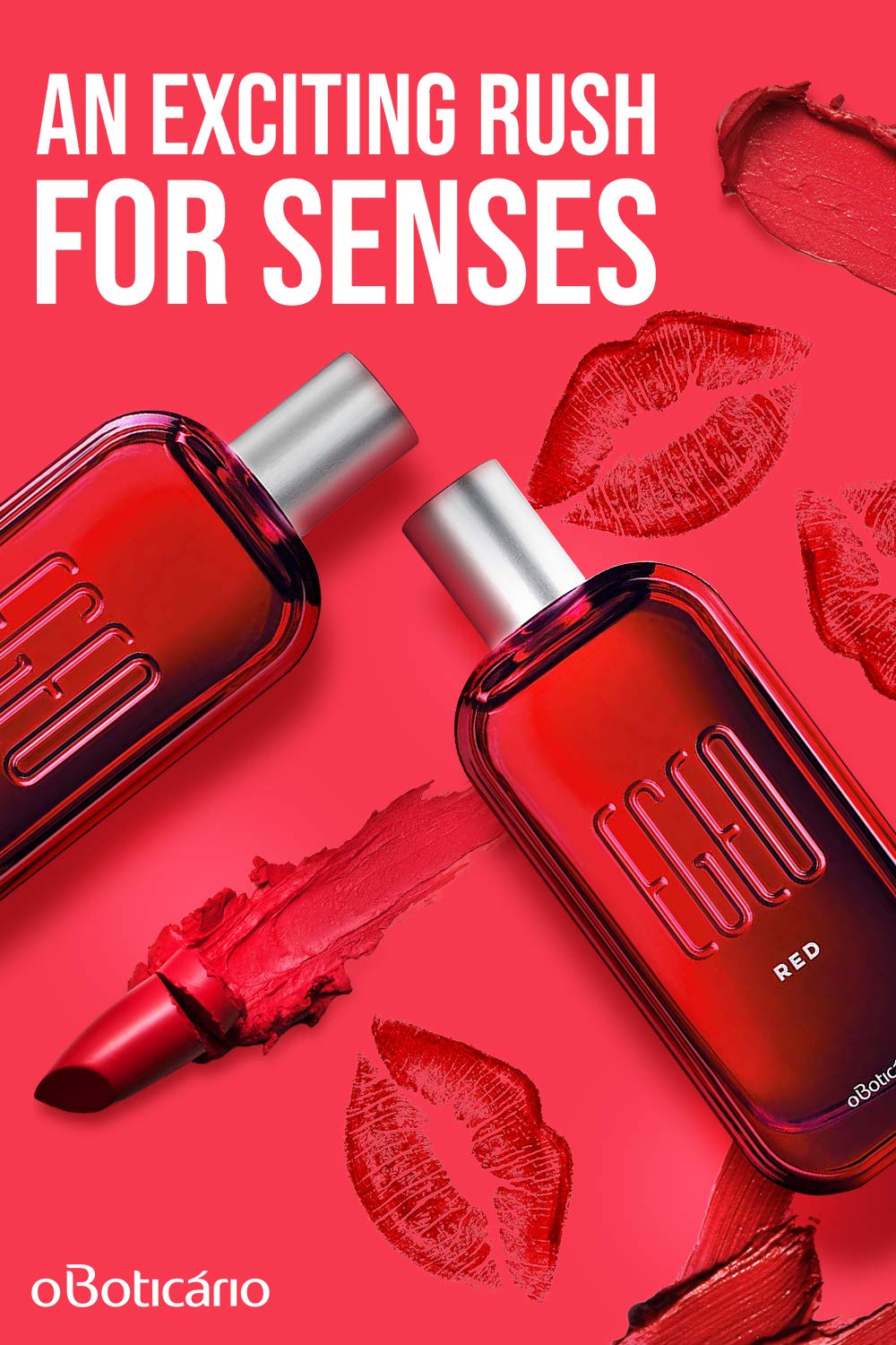 O BOTICARIO Egeo Red Eau de Toilette Womens Long Lasting Perfume | Spicy & Fruity Perfumes for Women (3 fl. oz.)