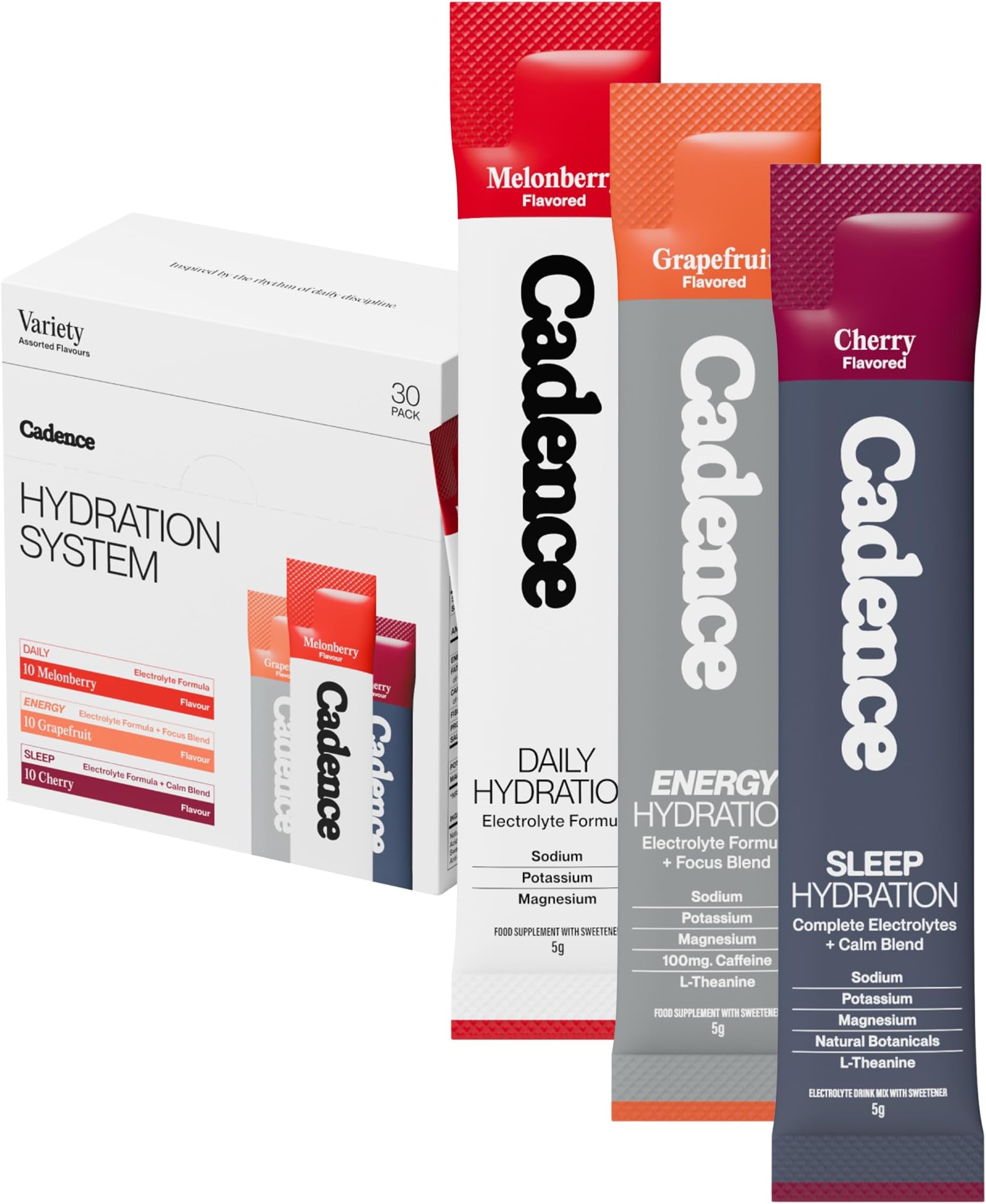 Sachets Complete Variety Pack - Carton (5g x 30) Science-Backed Hydration | Electrolyte Formula for Performance & Recovery | Vegan, Keto & Paleo Friendly