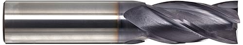 Miniatura 2 de YG-1 Fresa de punta cuadrada de carburo E5021, acabado multicapa TIALN, hélice de 30 grados, 4 flautas, longitud total de 2.5 pulgadas, diámetro de