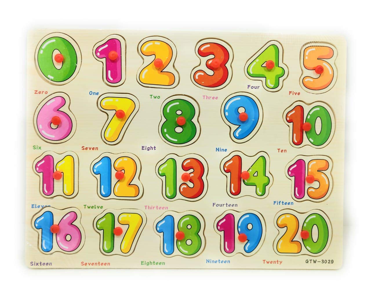 Mechdel Wooden Colorful Learning Educational Board for Kids with Knobs, Educational Learning Wooden Board Tray, Size- 30 X 22 cm (0-20 Number) (B09FQ1581H) Amazon Price History, Amazon Price Tracker