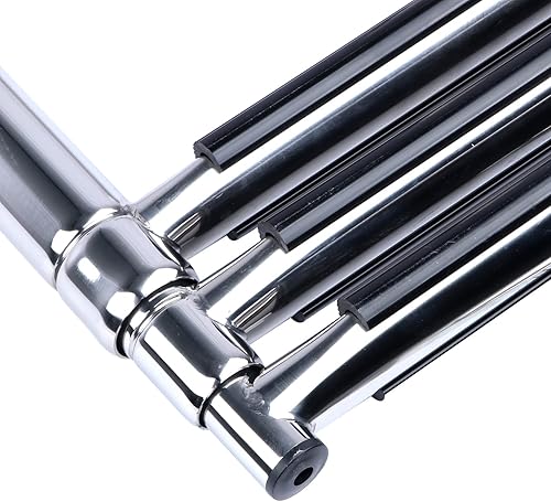 Miniatura 6 de Escalera para lancha de 3 escalones, de acero inoxidable 304, telescópica, plegable, para barco pontón, muelle, escalera de natación para barco