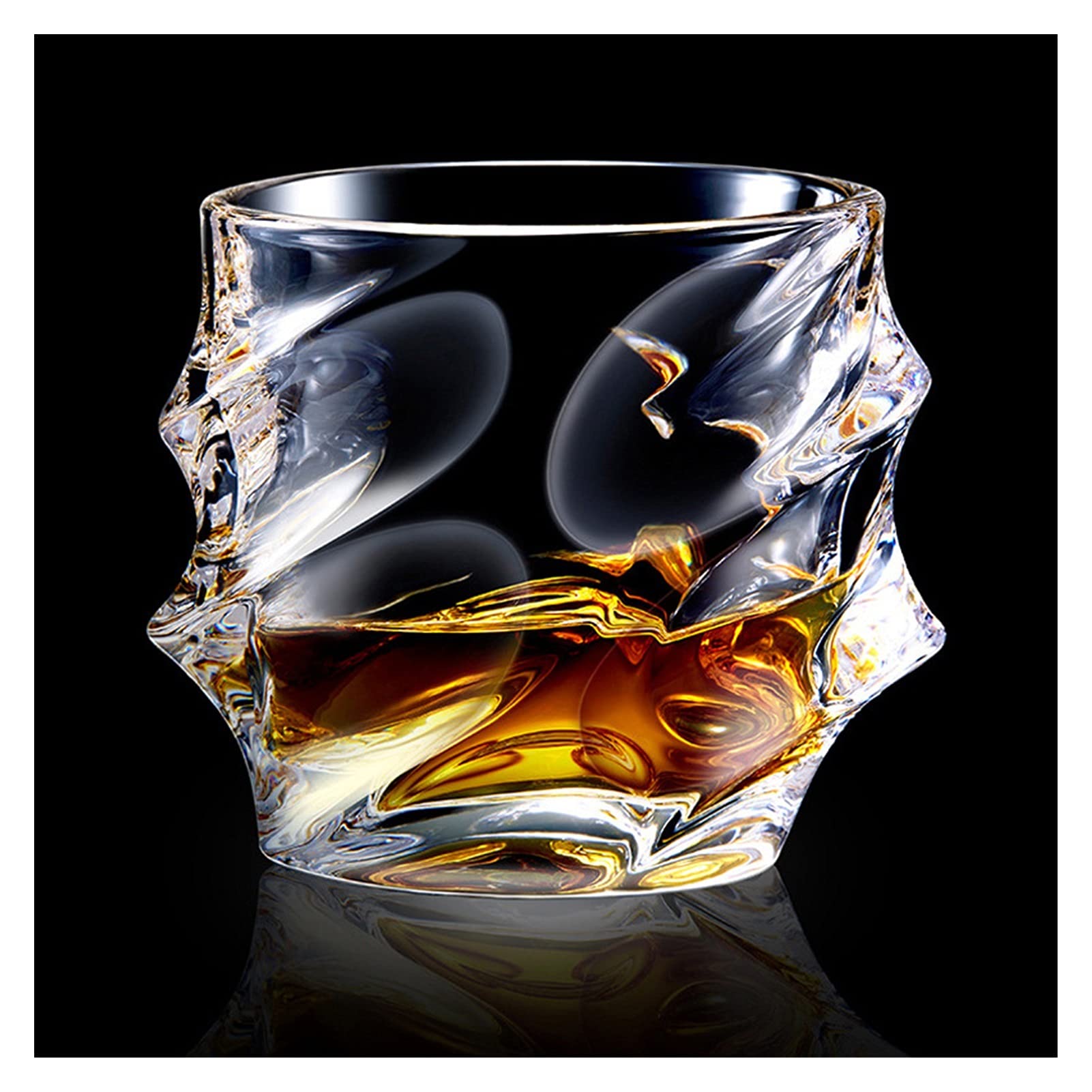 SKUZA Vaso de Whisky, Estilo Europeo Vaso de Whisky Copa casera Copa de Vino Cristal Copa de Vino Bar Vaso de Alcohol Vaso de Cerveza Juego de Vino (Color : E)