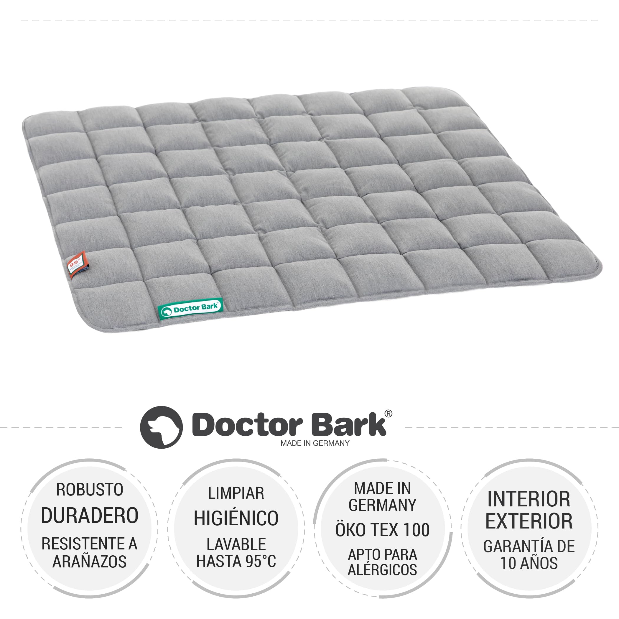 Doctor Bark Manta de Perros, Robusto, Lavable a 95 ° C - Disponible en Diferentes tamaños y Colores