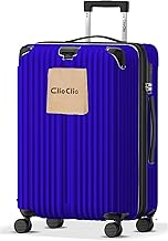 ClioClio Suitcase, Carry Case, Carry Bag, Expansion Function, Ultra Lightweight, Silent, Mirror Finish, 360 Degree Rotation & Removable, ABS + PC Shockproof, Anti-Theft Zipper, Equipped with TSA Lock