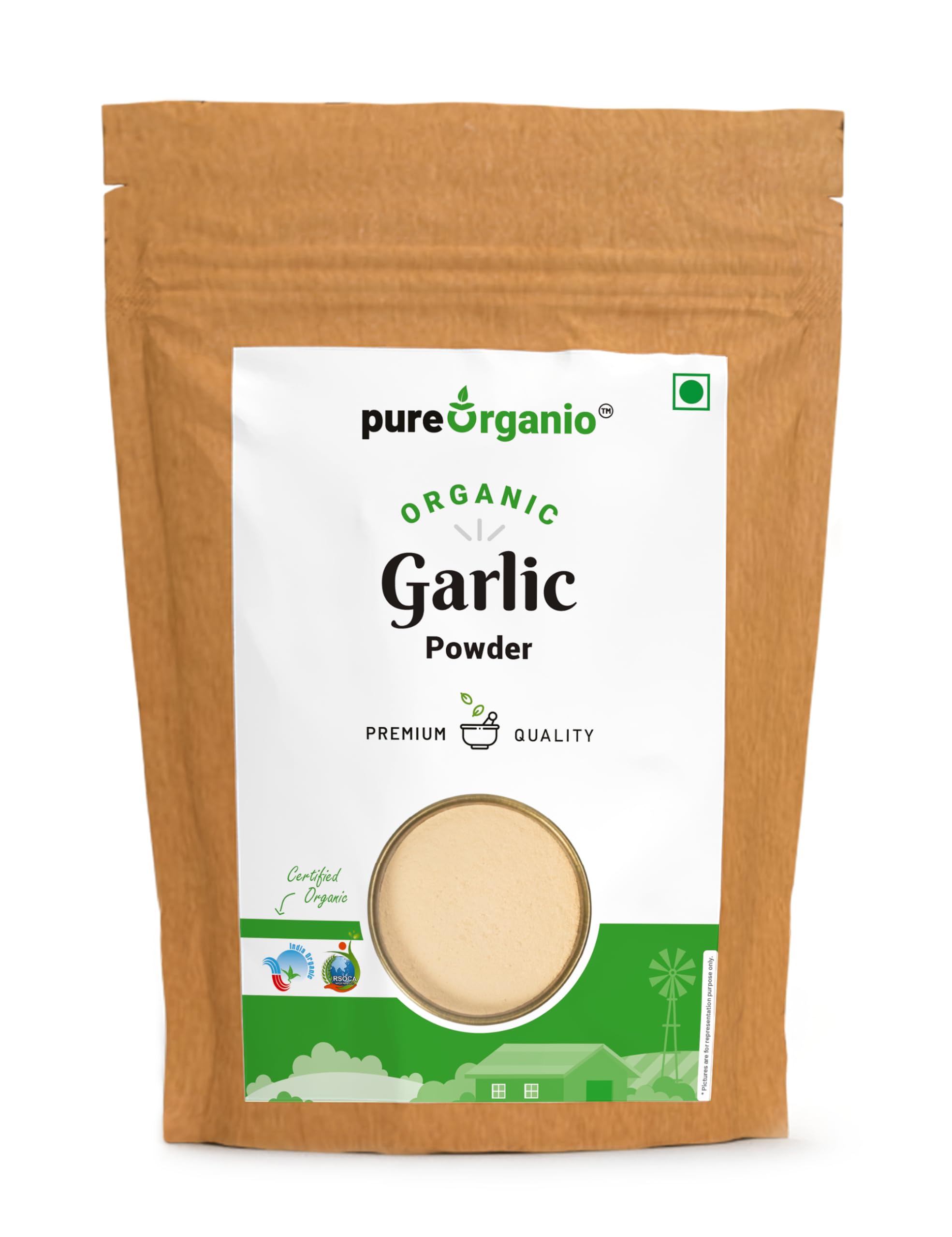 Pure Organio Organic Garlic Powder NPOP Certified Indian Organic (350 Gm) (B0DCP3894J) Amazon Price History, Amazon Price Tracker