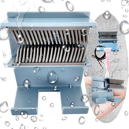 WIMSTOT 2 In 1 Haarfänger Dusche Wand, Abnehmbar Dusche Haarsieb mit Rasiererhalterung, Haare Ablaufgarnitur Fuer Dusche, No Haare an der Dusche Wand, Haarsammler für Duschwanne Badewanne