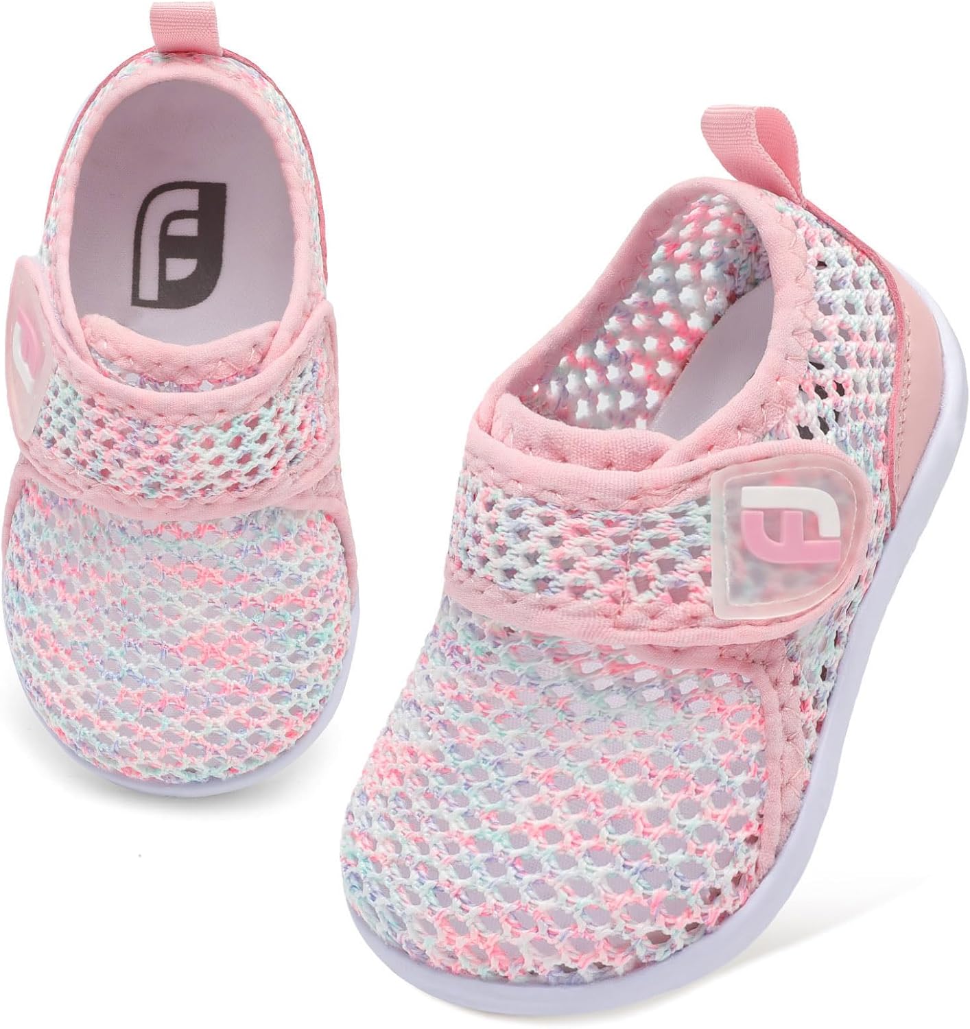 JOINFREE Baby Water Shoes Toddler Boys Girls Sandals Baby Lightweight Beach Swim Pool Shoes Kids Barefoot Quick-Dry Auqa Socks Infant First Walking Shoes