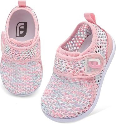 JOINFREE Baby Water Shoes Toddler Boys Girls Sandals Baby Lightweight Beach Swim Pool Shoes Kids Barefoot Quick-Dry Auqa Socks Infant First Walking Shoes