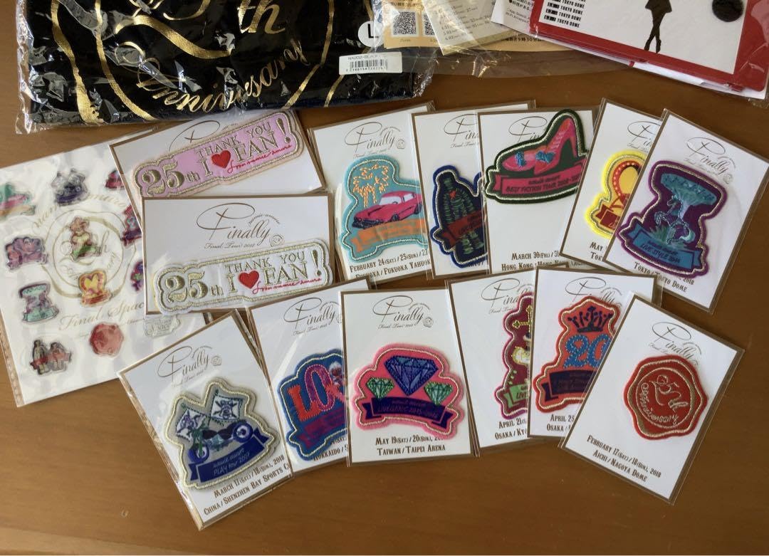 新品安室奈美恵ツアーグッズTシャツワッペンFC限定非売品シール