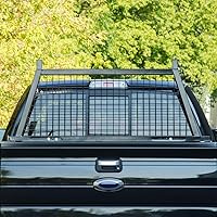 Vista 3 de ELEVATE OUTDOOR Bastidor Protector Ajustable de Acero para Camioneta Pickup - Pantalla de Alambre - Sin Obstrucción de Vista - Ajustable 63.5